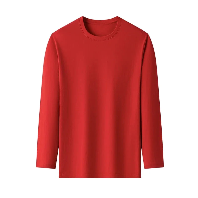Solid Color Long Sleeve T-Shirt