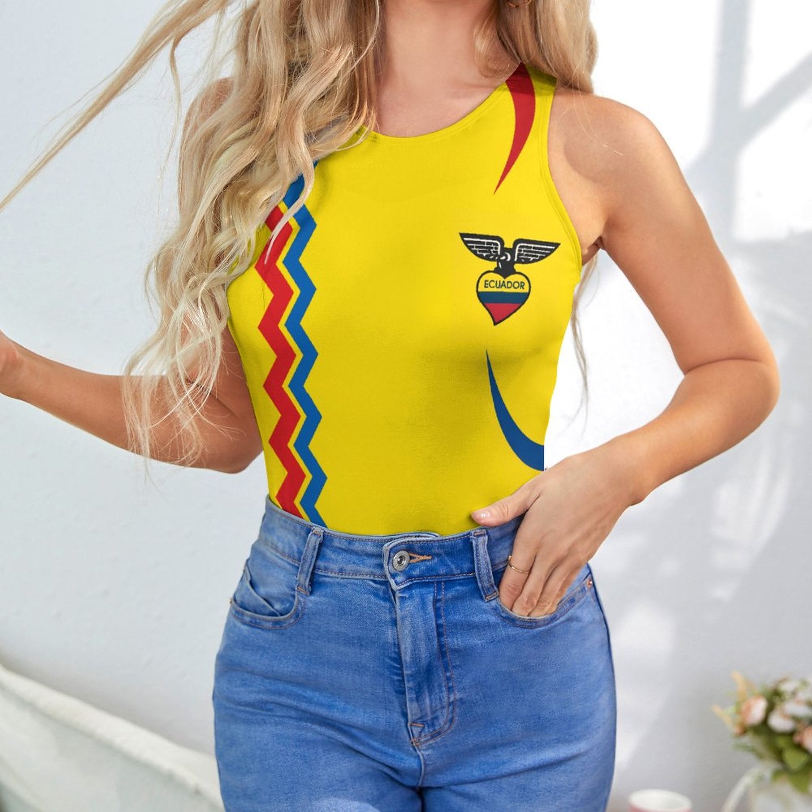 Ecuador de mi Corazon Tank Top Bodysuit