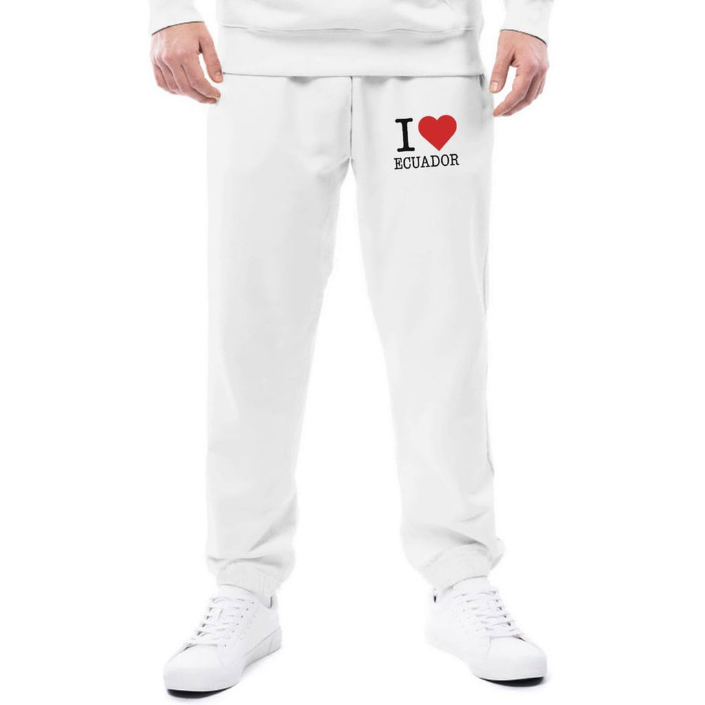 I Love Ecuador Sweatpants (White)