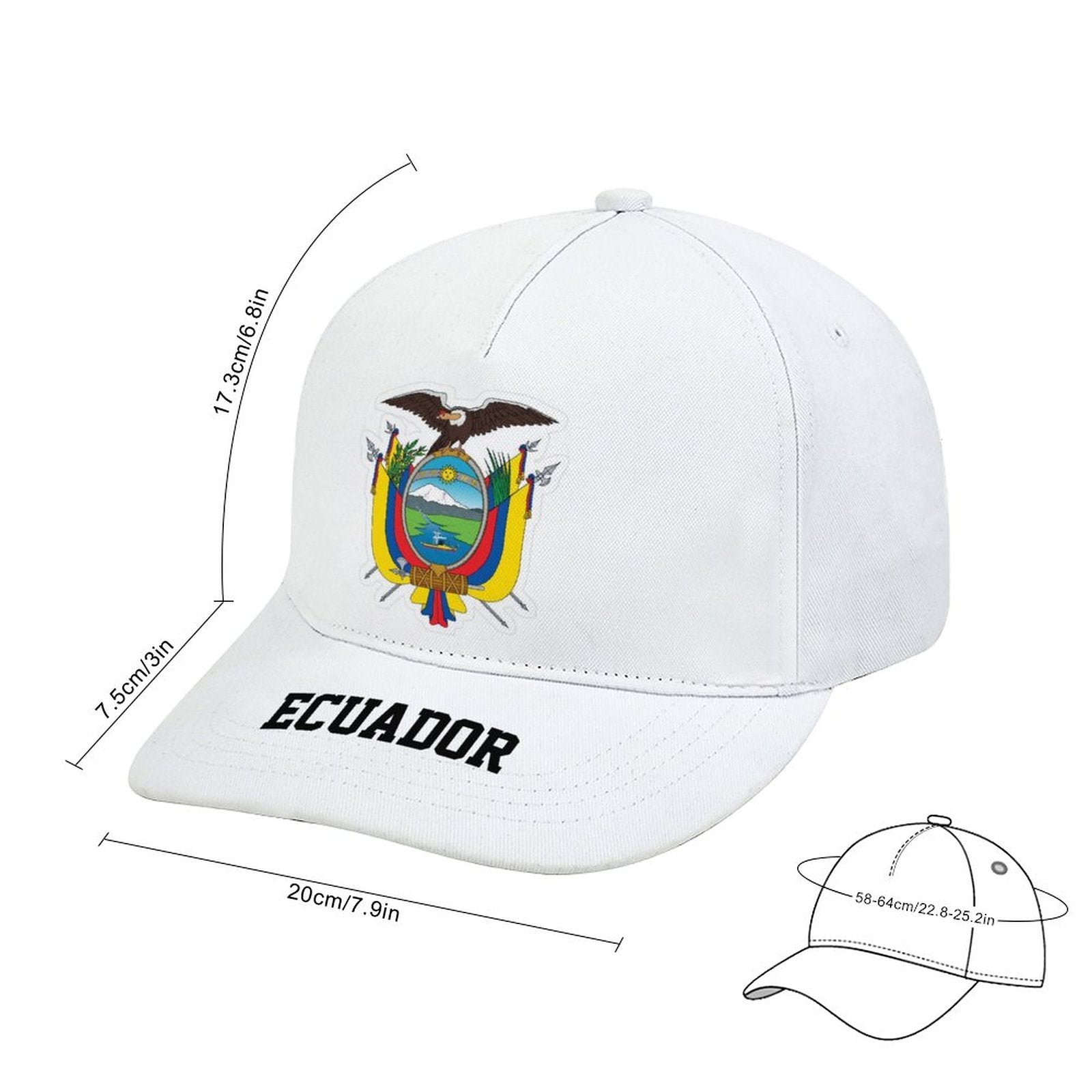 Ecuador Snapback Baseball Cap