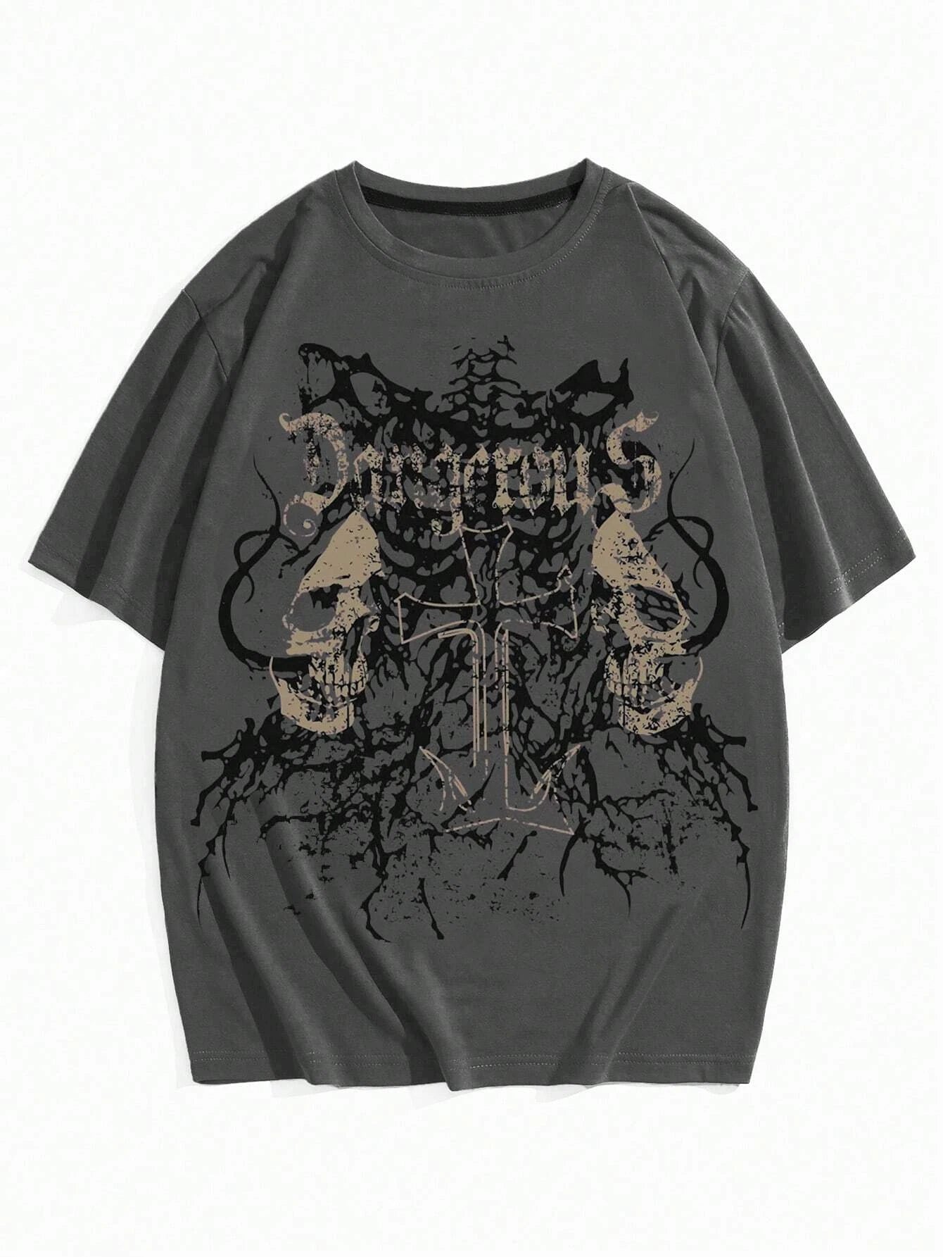 Skull Printed T-shirt