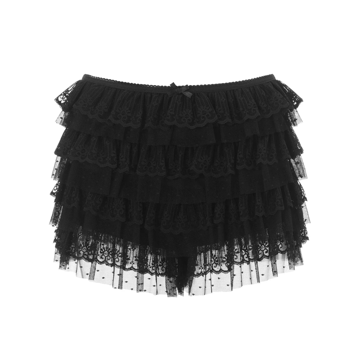 Lace Ruffle Bloomer Shorts