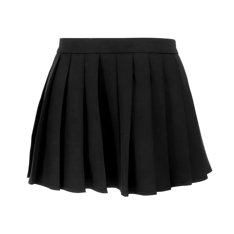 Pleated Mini Skirt