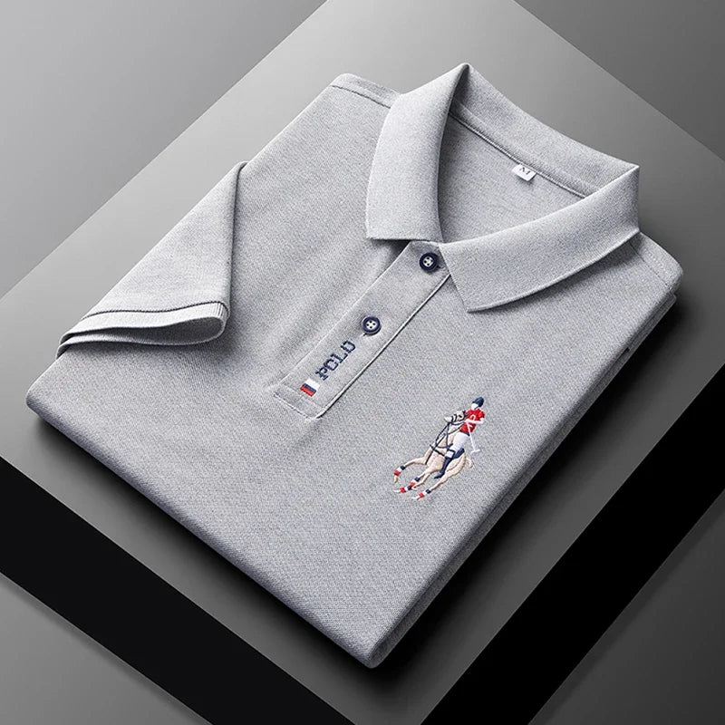 Embroidered Short Sleeve POLO Shirt