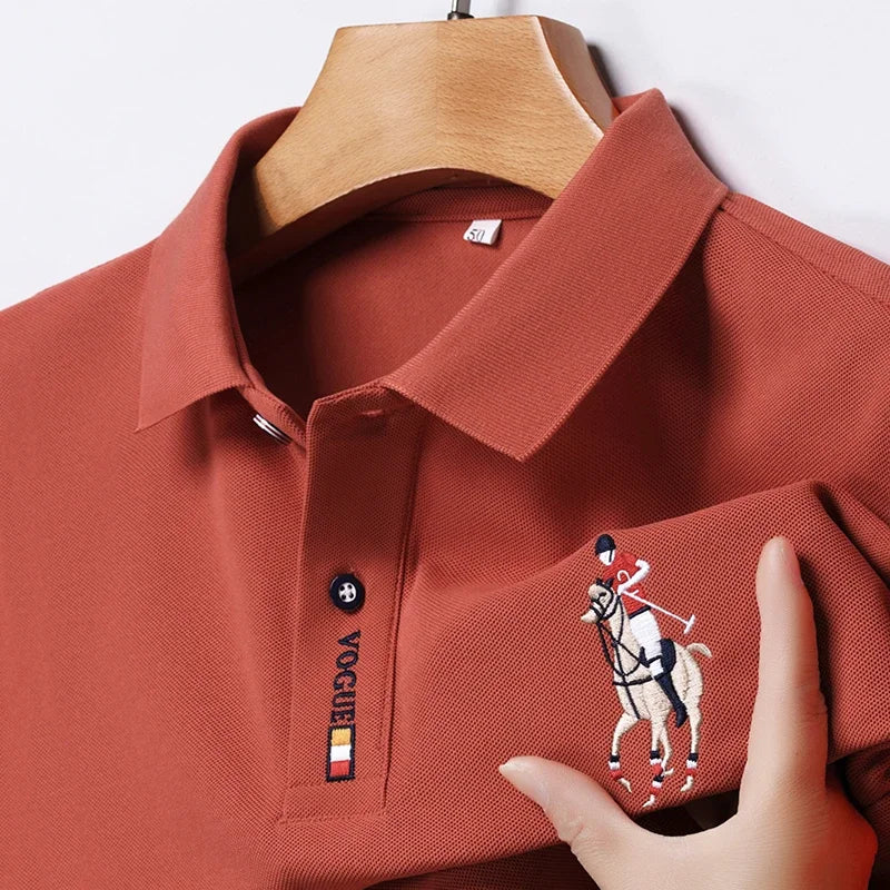 Embroidered Short Sleeve POLO Shirt