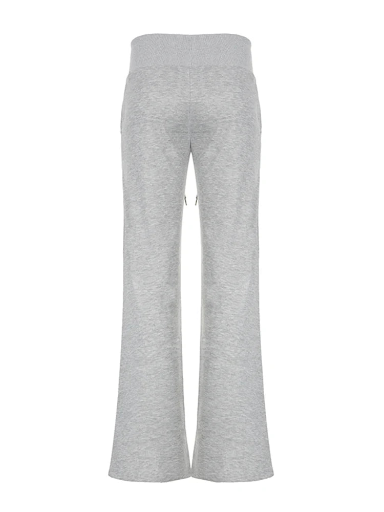 Gray Drawstring Sweatpants