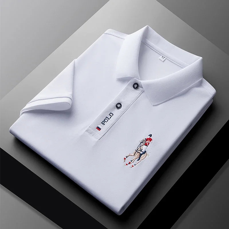 Embroidered Short Sleeve POLO Shirt