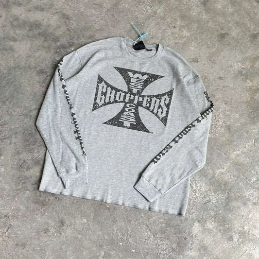 Sanskrit Logo Print Long Sleeve