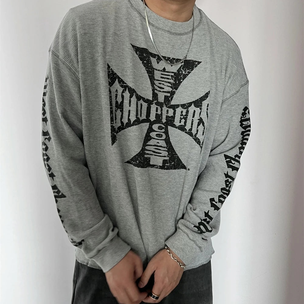 Sanskrit Logo Print Long Sleeve