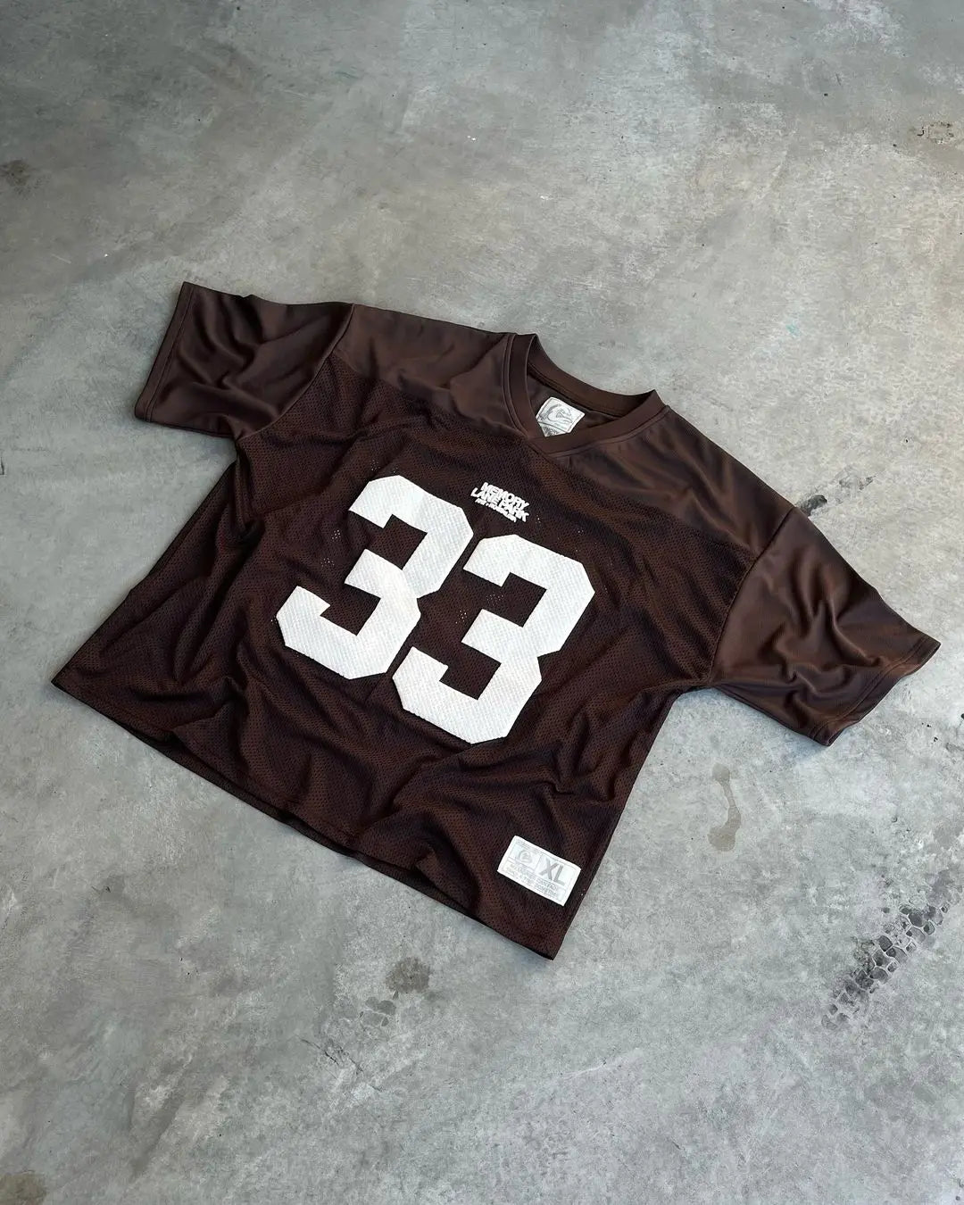 Oversized Mesh Sports Jersey T Shirt