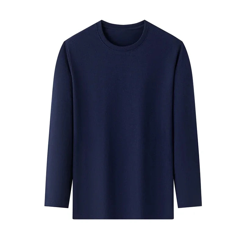 Solid Color Long Sleeve T-Shirt