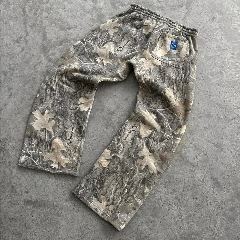 Straight Leg Camo Sweatpants