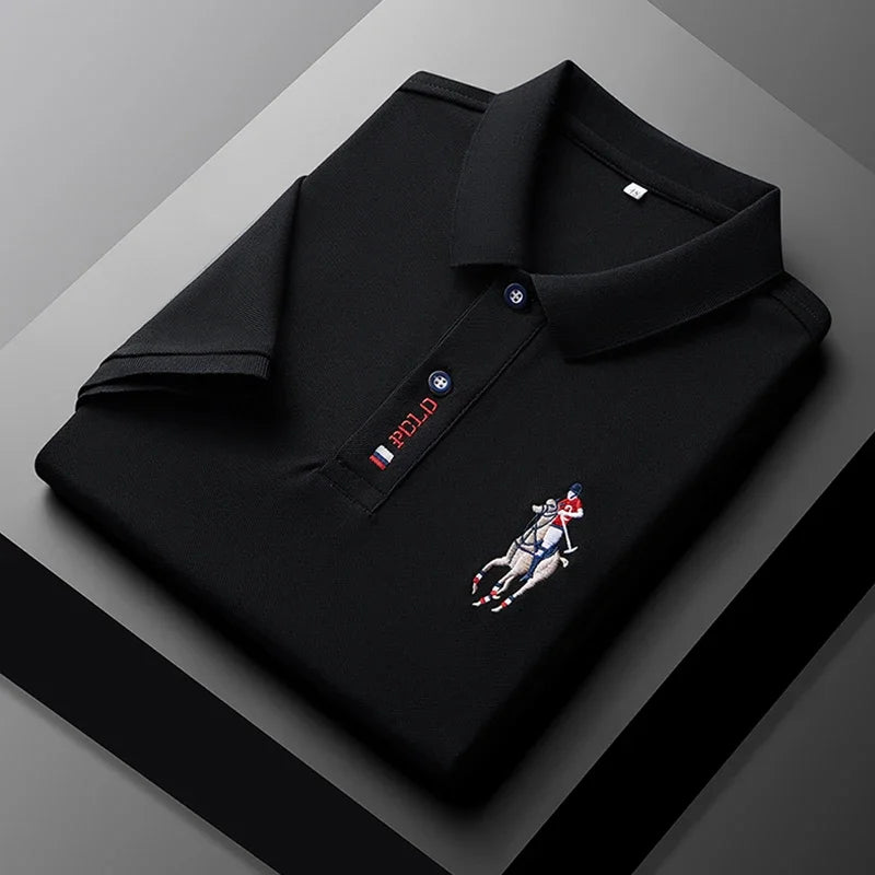 Embroidered Short Sleeve POLO Shirt