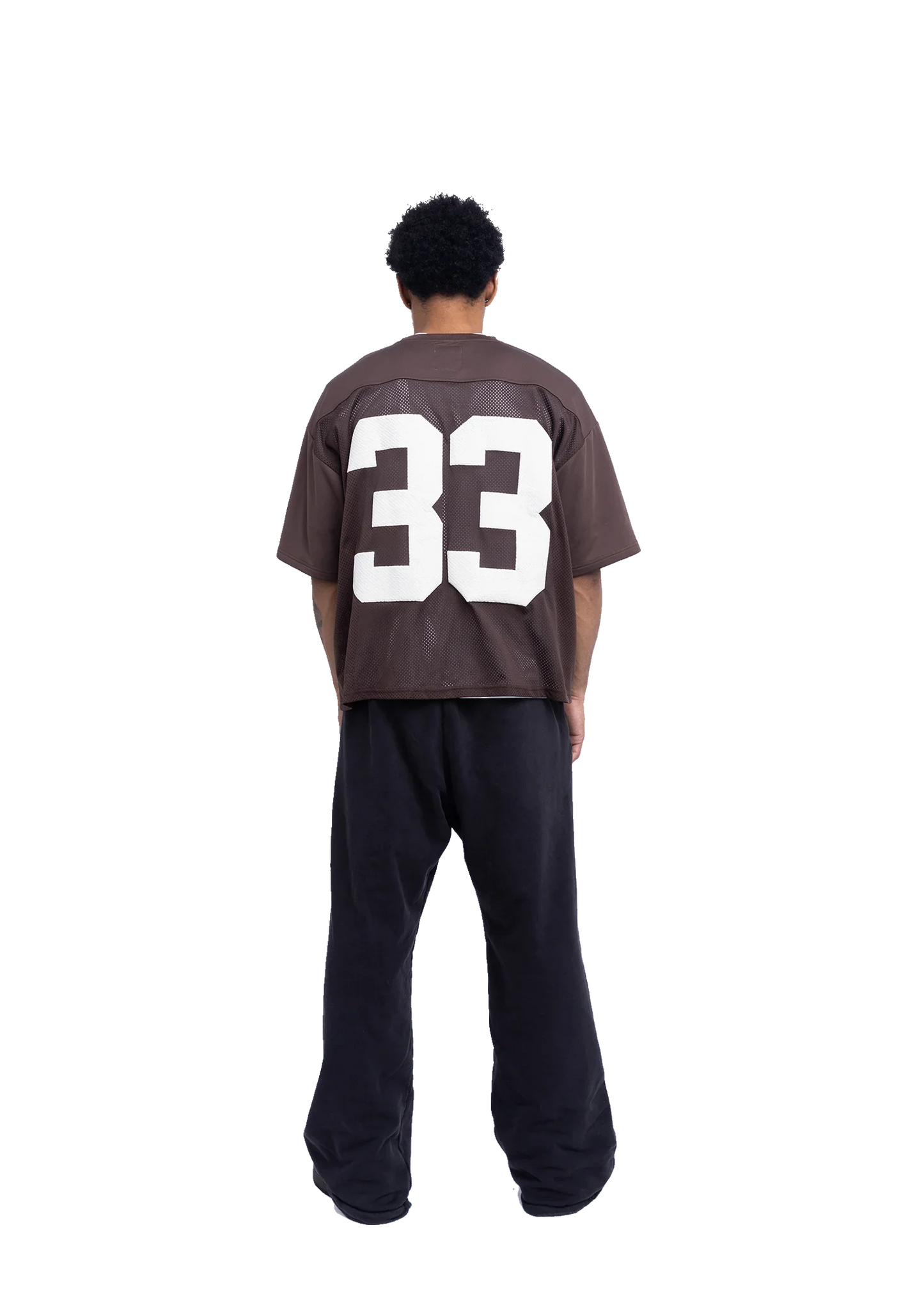 Oversized Mesh Sports Jersey T Shirt