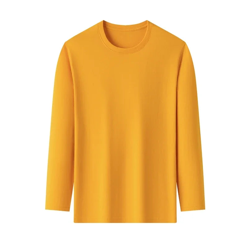 Solid Color Long Sleeve T-Shirt