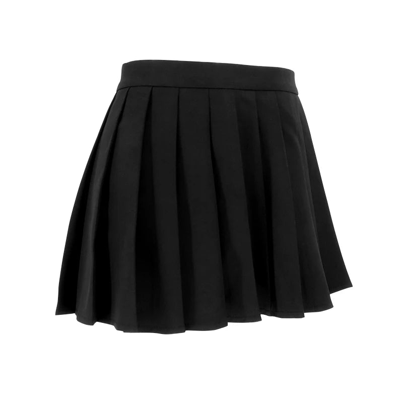 Pleated Mini Skirt