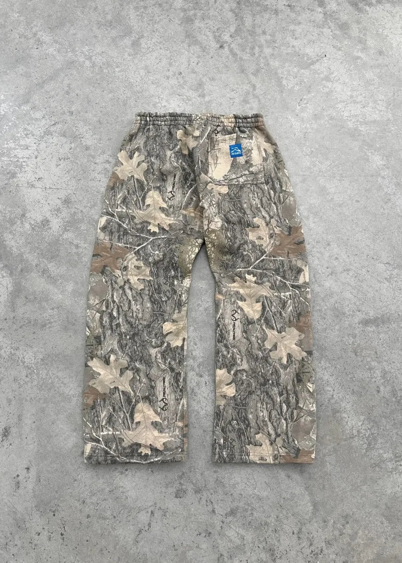 Straight Leg Camo Sweatpants