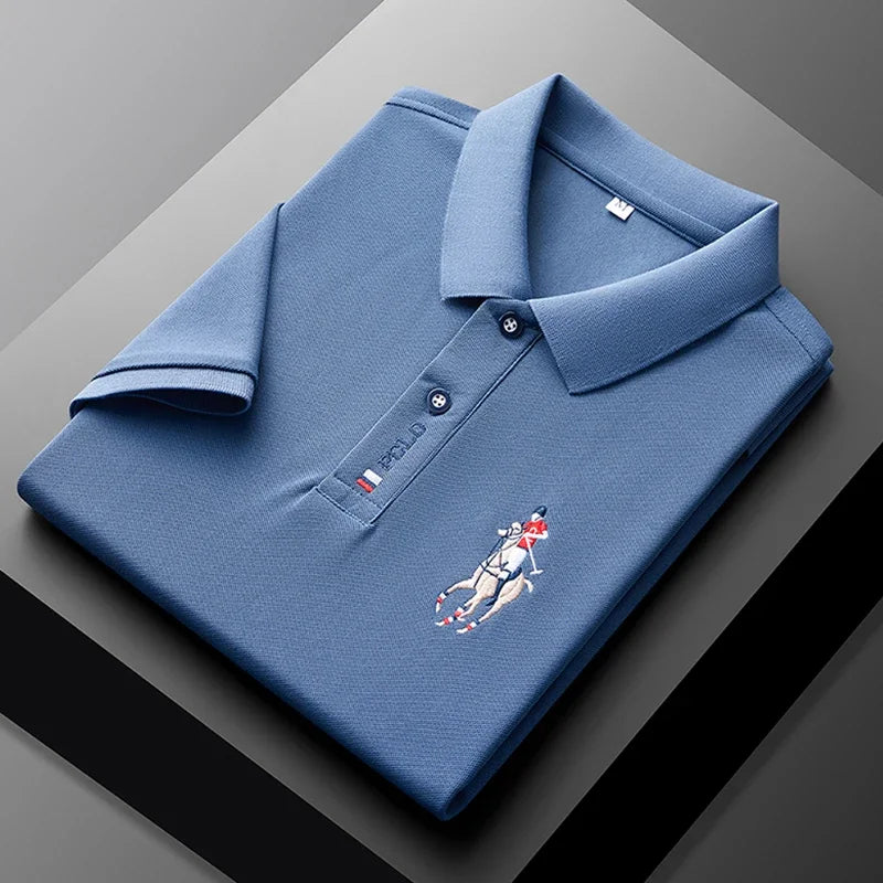 Embroidered Short Sleeve POLO Shirt