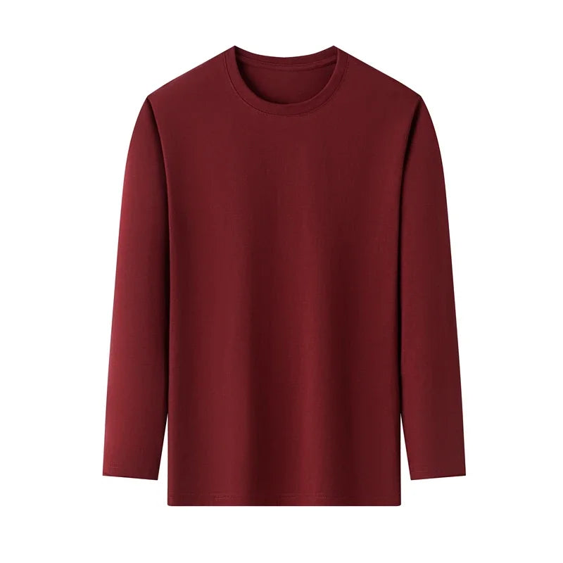 Solid Color Long Sleeve T-Shirt